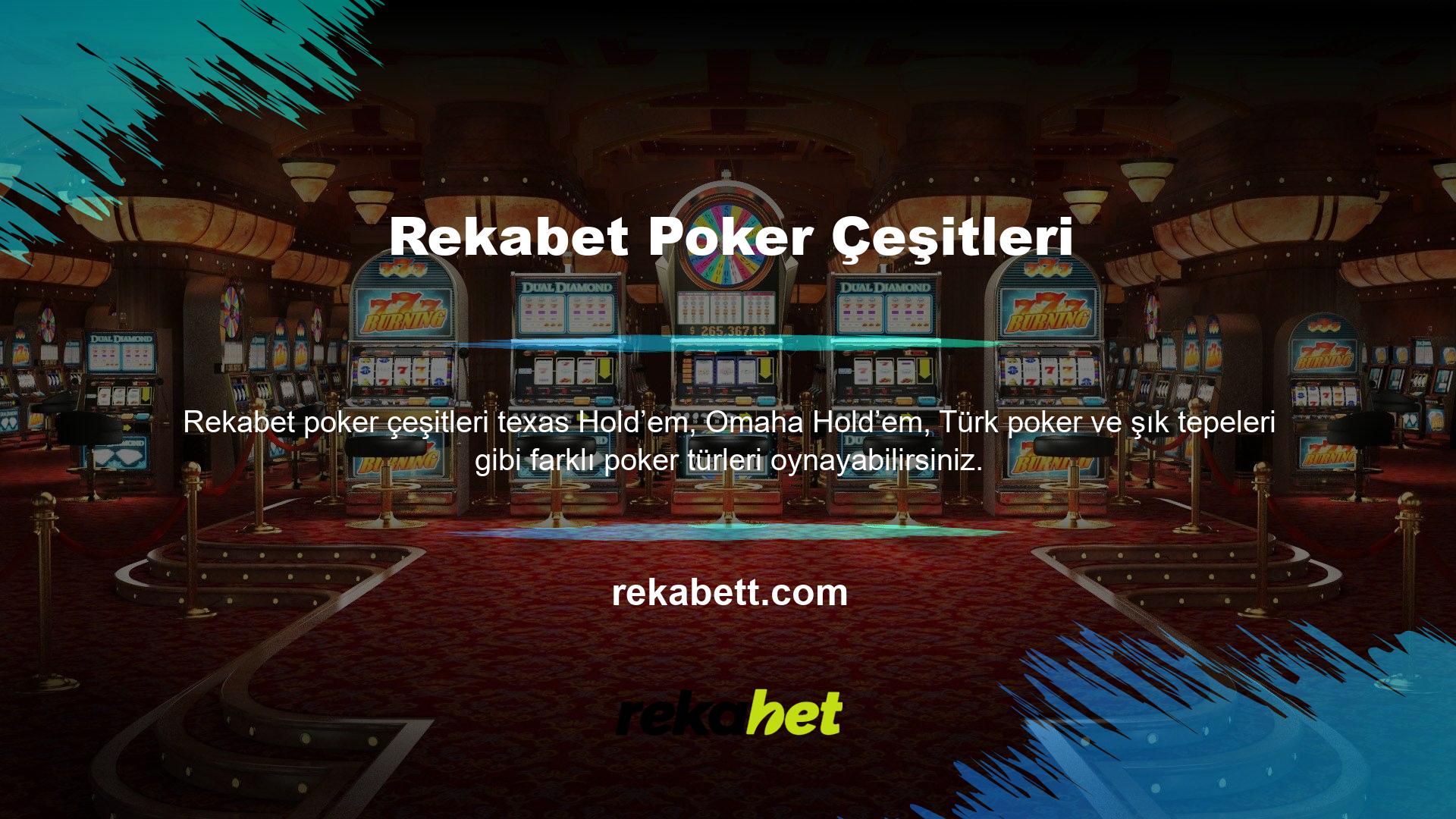 Bahse girebileceğiniz Rekabet hakkında bilgi isteyebilirsiniz